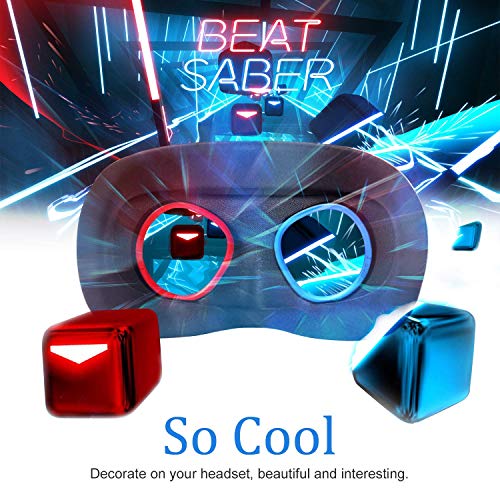 AMVR 6 Pairs Glasses Spacer for Oculus Quest 2, VR Lens Protector Accessories Silicone Anti-Scratch Ring to Protect Headset Lens and Glasses Compatible with Meta Quest 1/Rift S/Goï¼Red & Blue, Blackï¼ from AMVR