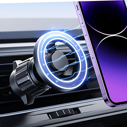 LISEN for MagSafe Car Mount [30 Strong Magnets] Magnetic Phone Holder for Car, Hands Free iPhone Car Holder Mount Vent Phone Mount for Car Fits for iPhone 14 13 12 Pro Max Plus Mini by LISEN