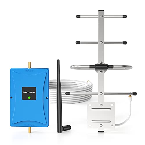 Verizon Cell Phone Signal Booster for Home & Remote Area | Up to 3,500 Sq.Ft | Boost 5G 4G LTE Call Data Signal on 700mhz Band 13 | FCC Approved by ANNTLENT Ltd.