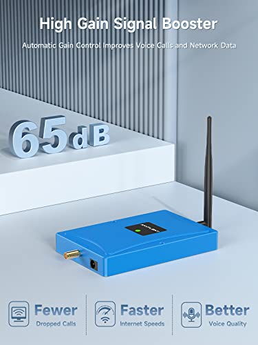 Verizon Cell Phone Signal Booster for Home & Remote Area | Up to 3,500 Sq.Ft | Boost 5G 4G LTE Call Data Signal on 700mhz Band 13 | FCC Approved by ANNTLENT Ltd.