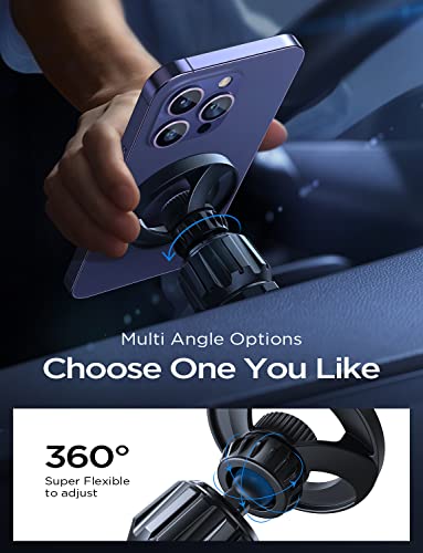 LISEN for MagSafe Car Mount [30 Strong Magnets] Magnetic Phone Holder for Car, Hands Free iPhone Car Holder Mount Vent Phone Mount for Car Fits for iPhone 14 13 12 Pro Max Plus Mini by LISEN