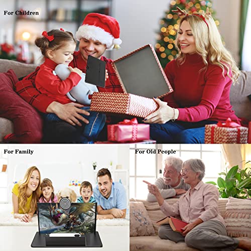 16" Screen Magnifier for Cell Phone - 3D HD Magnifying Projector Screen Enlarger Expanders for Movies, Videos and Gaming â Foldable Phone Stand with Screen AmplifierâCompatible with All Smartphones from Firjuty