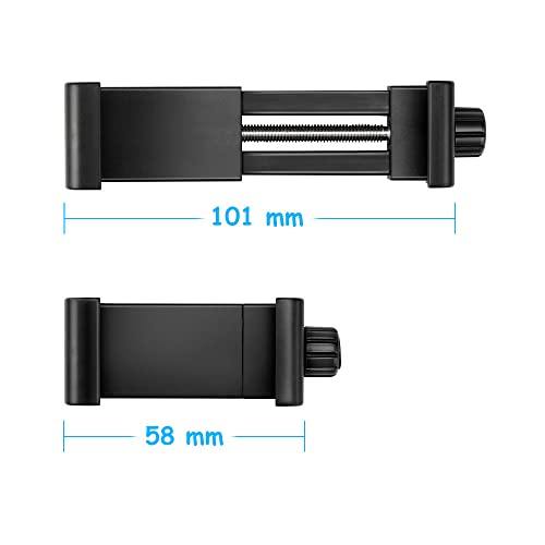 Vastar Smartphone Tripod Cell Phone Holder Mount Adapter, Fits iPhone, Samsung, and all Phones, Rotates Vertical and Horizontal, Adjustable Clamp from Vastar