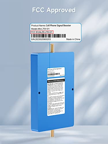 Verizon Cell Phone Signal Booster for Home & Remote Area | Up to 3,500 Sq.Ft | Boost 5G 4G LTE Call Data Signal on 700mhz Band 13 | FCC Approved by ANNTLENT Ltd.