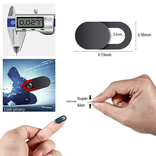 Camera Cover 6 PCSï¼ Webcam Cover Slideï¼Ultra-Thin Webcam Cover Slide for Laptop, MacBook, PC, Cell Phone and More Accessoriesï¼Protect Your Privacy and Security from Ehhyson