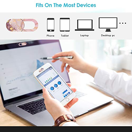 Laptop Camera Cover Slide Cute, Ultra-Thin Webcam Cover [3 PCS] MacBook Air/Pro Web Camera Cover Slide for MAC iMac, PC, iPad, Video Front, iPhone Mini Camera Lens Privacy Cover Protect Your Security by Mex