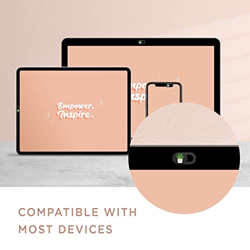 MESMOS Laptop Camera Cover Slide Cute, Laptop Accessories, Webcam Cover Slide, Phone & Computer Camera Cover Slide, Web Cam Privacy Cover, Camera Blocker. Fits MacBook Pro & Air, iPhone iPad iMac Echo by MESMOS