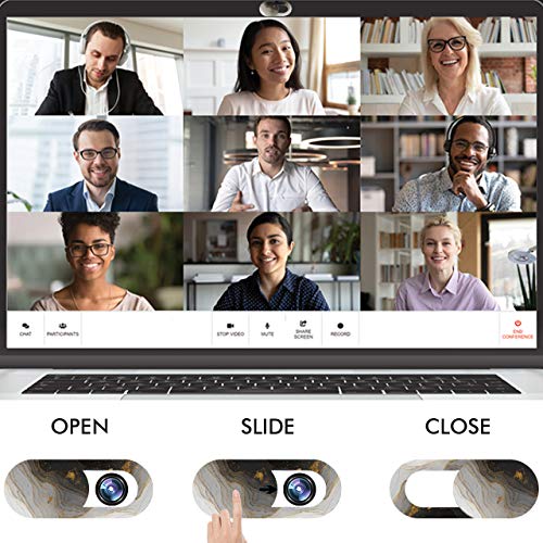 Laptop Camera Cover Slide Cute, Ultra-Thin Webcam Cover [3 PCS] MacBook Air/Pro Web Camera Cover Slide for MAC iMac, PC, iPad, Video Front, iPhone Mini Camera Lens Privacy Cover Protect Your Security by Mex