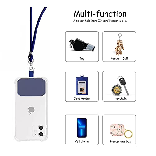 HOTEMIA Cell Phone Lanyard,Crossbody Phone Lanyard with Adjustable Nylon Neck Strap,Compatible with Most Cell Phones (Black 1 PACK) by HOTEMIA