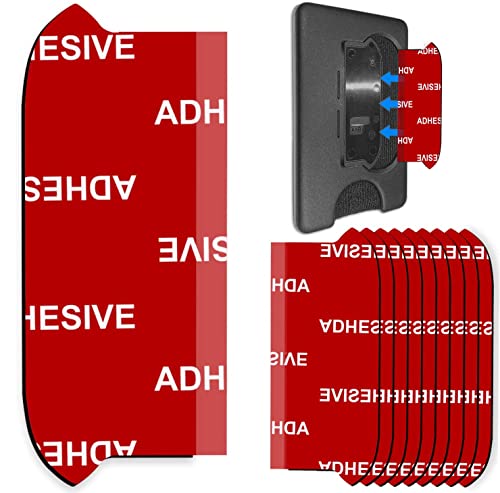 Socket Wallet Adhesive, 9pcs Sticky Adhesive Replacement Kit for Socket Wallet Base, Galundge Cell Phone Wallet Socket Case Back Double-Sided Strips Tape for iPhone 14 13 Pro Max Mini & All Smartphone by GALUNDGE