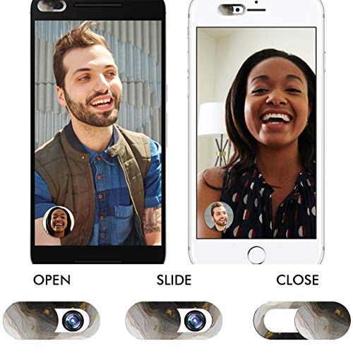 Laptop Camera Cover Slide Cute, Ultra-Thin Webcam Cover [3 PCS] MacBook Air/Pro Web Camera Cover Slide for MAC iMac, PC, iPad, Video Front, iPhone Mini Camera Lens Privacy Cover Protect Your Security by Mex