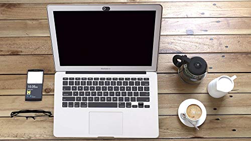 CloudValley Webcam Cover Slide[2-Pack], 0.023 Inch Ultra-Thin Metal Web Camera Cover for MacBook Pro, iMac, Laptop, PC, iPad Pro, iPhone 8/7/6 Plus, Protect Your Visual Prvacy [Black] by CloudValley