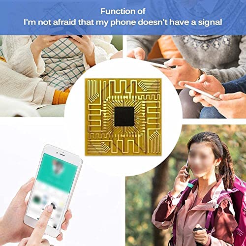 Cell Phone Signal Enhancement Stickers, Cell Phone Signal Booster, Antenna Signal Booster Amplifier, Booster Your Signal in Outdoor, Driving, Travelling, Camping, Mount Mountaineering by Htppzjr