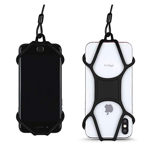 Gear Beast Rugged Lanyard Phone Holder - Coiled Strap Carabiner for Outdoors, Hiking, Travel - Compatible with iPhone 11, 12, X from Gear Beast