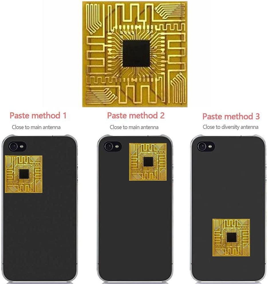 Cell Phone Signal Enhancement Stickers, Cell Phone Signal Booster, Antenna Signal Booster Amplifier, Booster Your Signal in Outdoor, Driving, Travelling, Camping, Mount Mountaineering by Htppzjr