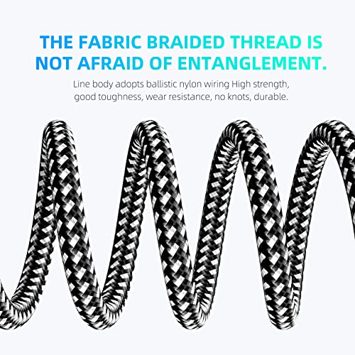 [Apple MFi Certified] iPhone Charger 3Pack 10FT Nylon Braided Lightning Cable Fast Charging iPhone Charger Cord Compatible with iPhone 13 12 11 Pro Max XR XS X 8 7 6 Plus SE and More by Bkayp