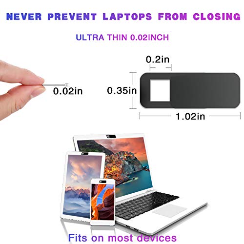 DATD Webcam Cover, Laptop Camera Cover Slide Ultra Thin for Computer, MacBook Pro, MacBook Air, iPad, iMac, iPhone, Protect Webcam Privacy(3 Pack) from zhengchuan