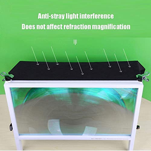 Laptop Screen Magnifier 21" Computer Screen Magnifier with Adjustable Angle Design Portable Foldable Amplifier Desktop Magnifying Mirror for Seniors Reading Close Work by FA001