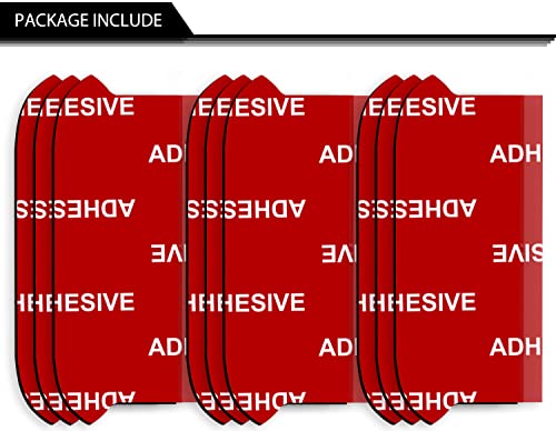 Socket Wallet Adhesive, 9pcs Sticky Adhesive Replacement Kit for Socket Wallet Base, Galundge Cell Phone Wallet Socket Case Back Double-Sided Strips Tape for iPhone 14 13 Pro Max Mini & All Smartphone by GALUNDGE