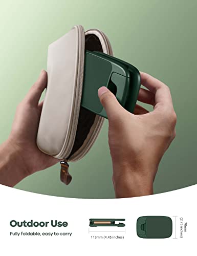 Lamicall Green Phone Stand for Desk - Dark Green Cell Phone Holder Green Desk Accessories Desktop Office Must Have Compatible with iPhone 13 Pro Max Mini, 12 11 XR X 8 7 6 Plus SE, 4-8'' Smartphone by Lamicall