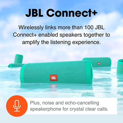 JBL Flip 4, Gray - Waterproof, Portable & Durable Bluetooth Speaker - Up to 12 Hours of Wireless Streaming - Includes Noise-Cancelling Speakerphone, Voice Assistant & JBL Connect+ from Harman Kardon