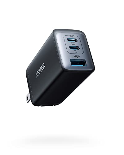 Anker USB C Charger, 735 Charger (Nano II 65W), iPad Charger, PPS 3-Port Fast Compact Foldable for MacBook Pro/Air, iPad Pro, Galaxy S23, Dell XPS 13, Note 20/10+, iPhone 14/Pro, Steam Deck, and More by Anker