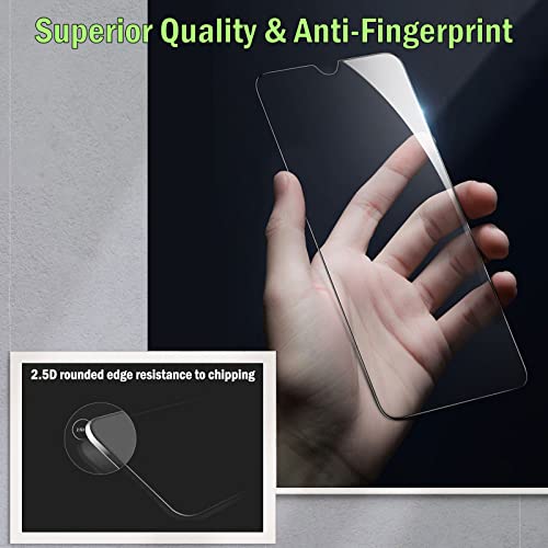 Jeywiry 3 Pack Screen Protector Compatible for Samsung Galaxy A13 4G / 5G / LTE with 3 Pack Camera Lens Protector, Ultra HD Tempered Glass, 9H Hardness, Anti-Scratch, Easy Installation - Case Friendly from Jeywiry