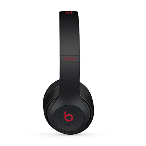 Beats Studio3 Wireless Noise Cancelling Over-Ear Headphones - Apple W1 Headphone Chip, Class 1 Bluetooth, 22 Hours of Listening Time, Built-in Microphone - Defiant Black-Red (Latest Model) by Beats
