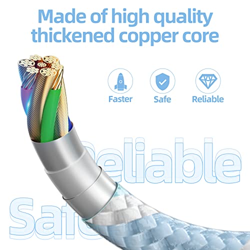 USB C to Lightning Cable 3 Pack 6FT Apple MFi Certified iPhone Charger Fast Charging Type c to Lightning Cable iPhone Fast Charger for iPhone 14 13 12 11 Pro Max Xr Xs 8 and More from GHEREL