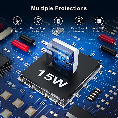 Apple Watch Charger,Upgraded 2-in-1 USB C Fast iPhone Watch Charger [Apple MFi Certified] 6FT Magnetic Charging Cable with 15W Wall Charger Block for Apple Watch Series SE/8/7/6/5/4/3/2/1 & iPhone 14 from KTDRJN