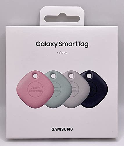 Samsung Galaxy SmartTag Bluetooth Tracker (4 Pack, Multi Colors) EI-T5300KMEGWW from Samsung