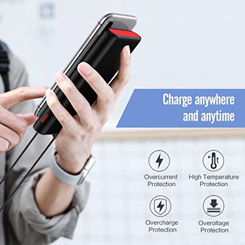 Portable Charger Power Bank 25800mAh, Ultra-High Capacity Fast Phone Charging with Newest Intelligent Controlling IC, 2 USB Port External Cell Phone Battery Pack Compatible with iPhone,Android etc by Dongguan Haoxun Electronic Technology Co.,Ltd