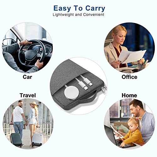 Apple Watch Charger,Upgraded 2-in-1 USB C Fast iPhone Watch Charger [Apple MFi Certified] 6FT Magnetic Charging Cable with 15W Wall Charger Block for Apple Watch Series SE/8/7/6/5/4/3/2/1 & iPhone 14 from KTDRJN