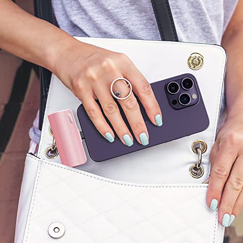 iWALK Mini Portable Charger for iPhone with Built in Cable, 3350mAh Ultra-Compact Power Bank Small Battery Pack Charger Compatible with iPhone 14/13/13 Pro/12/12 Pro/11/XR/XS/X/8/7/6,Pink from iWALK
