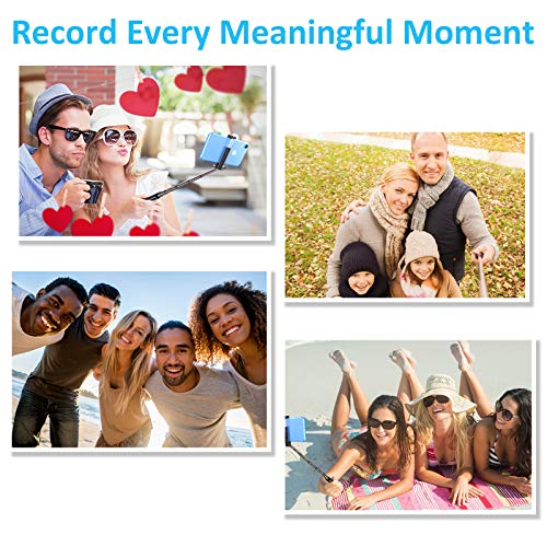 Vproof Monopod Selfie Stick Bluetooth, Lightweight Monopod Aluminum All in One Extendable Monopod Compact Design, Compatible with iPhone 14 Pro Max/14 Pro/14/14 Plus, Galaxy S22 from Vproof