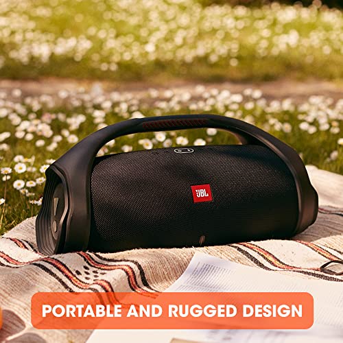 JBL Boombox 2 - Portable Bluetooth Speaker, Powerful Sound and Monstrous Bass, IPX7 Waterproof, 24 Hours of Playtime, Powerbank, JBL PartyBoost for Speaker Pairing, for Home and Outdoor(Black) from JBL