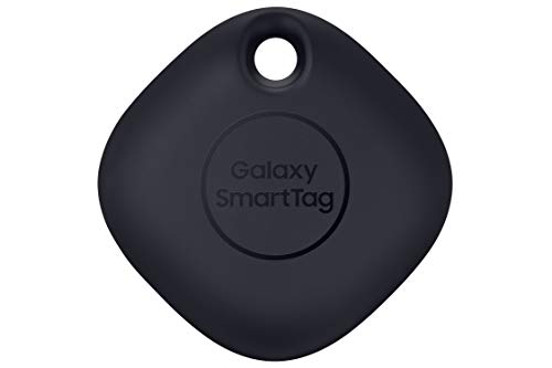 SAMSUNG Galaxy SmartTag Bluetooth Smart Home Accessory Tracker, Attachment Locator for Lost Keys, Bag, Wallet, Luggage, Pets, Glasses, 2021, US Version, Black by Samsung