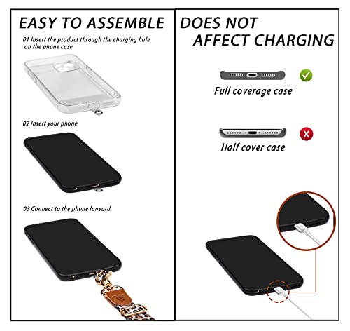 Doooze Phone Lanyard,Phone Strap,Phone Lanyard Crossbody,Phone Charms Strap,Universal Cell Phone Lanyard for All Smartphone by Doooze