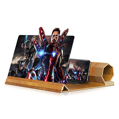 12ââ Screen Magnifier for Smartphone â Mobile Phone 3D Magnifier Projector Screen for Movies, Videos, and Gaming â Foldable Phone Stand with Screen Amplifier â Compatible with All Smartphones from dizaul