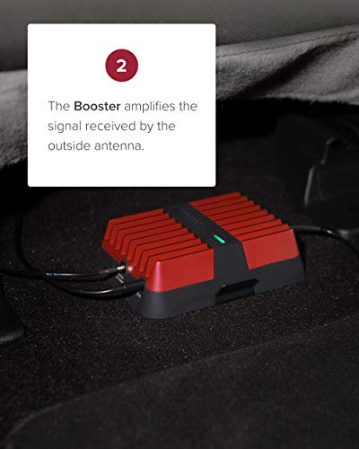 weBoost Drive Reach - Vehicle Cell Phone Signal Booster | 5G & 4G LTE | Magnetic Roof Antenna | Boosts All U.S. Carriers - Verizon, AT&T, T-Mobile | Made in the U.S. | FCC Approved (model 470154) by Wilson Electronics