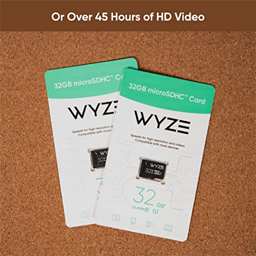 Wyze Expandable Storage 32GB MicroSDHC Card Class 10, Black from Wyze Labs, Inc.
