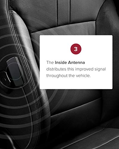 weBoost Drive Reach - Vehicle Cell Phone Signal Booster | 5G & 4G LTE | Magnetic Roof Antenna | Boosts All U.S. Carriers - Verizon, AT&T, T-Mobile | Made in the U.S. | FCC Approved (model 470154) by Wilson Electronics