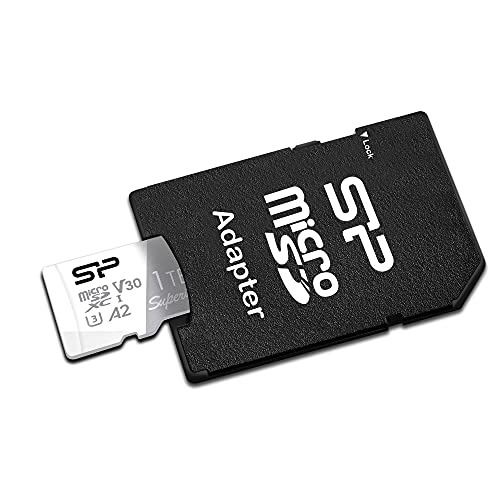 Silicon Power 1TB Superior Micro SDXC UHS-I (U3), V30 4K A2,High Speed MicroSD Card with Adapter, NOT for Gaming Handheld Devices by SP Silicon Power