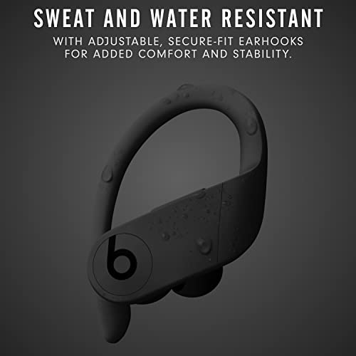 Beats Powerbeats Pro Wireless Earbuds - Apple H1 Headphone Chip, Class 1 Bluetooth Headphones, 9 Hours of Listening Time, Sweat Resistant, Built-in Microphone - Black from Apple