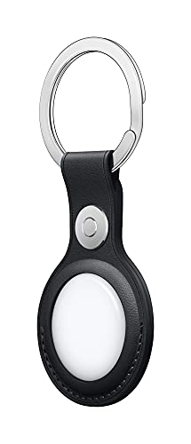 Apple AirTag Leather Key Ring - Midnight by Apple