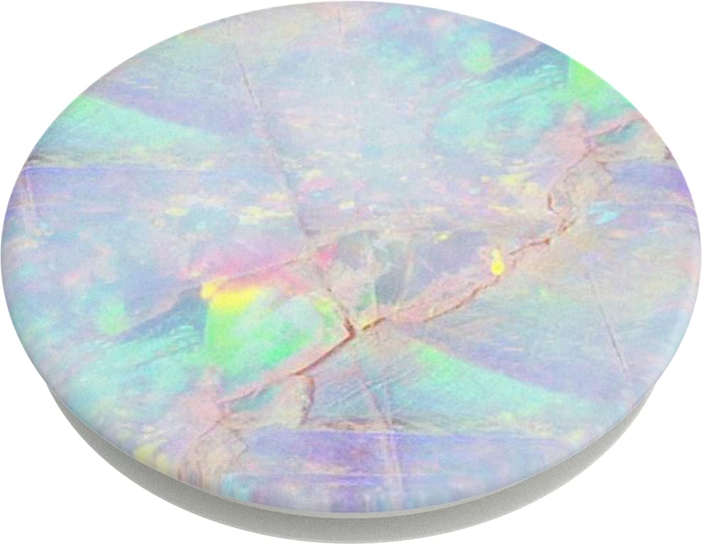 PopSockets: Phone Grip with Expanding Kickstand, Pop Socket for Phone - Opal by PopSockets