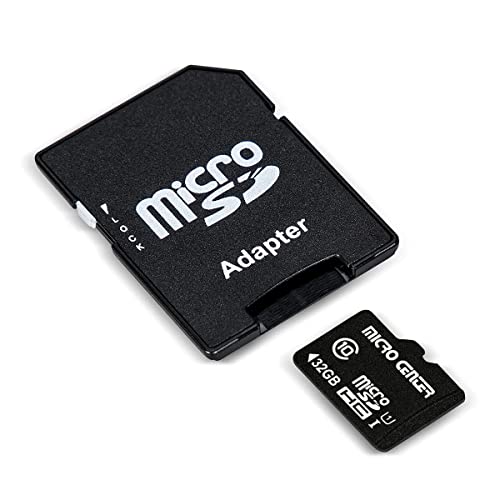Micro Center 32GB Class 10 Micro SDHC Flash Memory Card with Adapter for Mobile Device Storage Phone, Tablet, Drone & Full HD Video Recording - 80MB/s UHS-I, C10, U1 (2 Pack) by Inland
