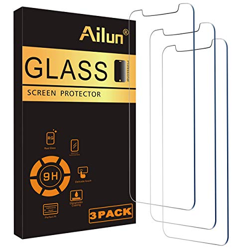Ailun Glass Screen Protector for iPhone 12 pro Max 2020 6.7 Inch 3 Pack Case Friendly Tempered Glass by Siania