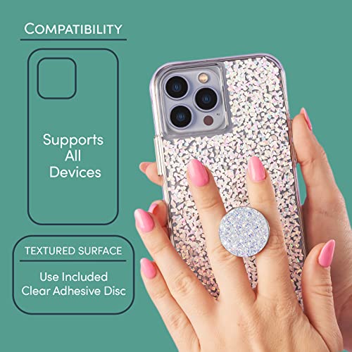 Case-Mate - MINIS - Phone Grip - Holder - Stand - Removable - Allows MagSafe Accessory Usage - Universally Compatible - Suction Cup - Twinkle Stardust from Case-Mate