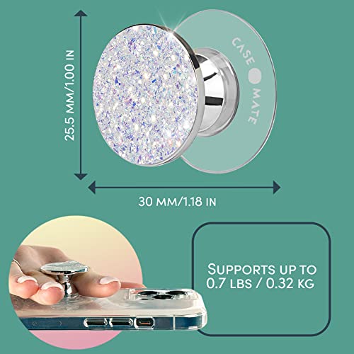Case-Mate - MINIS - Phone Grip - Holder - Stand - Removable - Allows MagSafe Accessory Usage - Universally Compatible - Suction Cup - Twinkle Stardust from Case-Mate